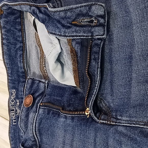 Maurices High-Rise Skinny Blue Jeans Size 8 Reg - Picture 13 of 16